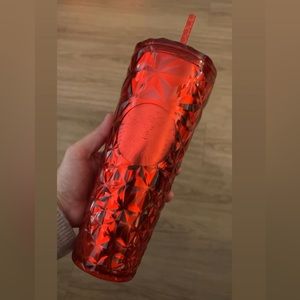 Venti Red bubble Starbucks tumbler